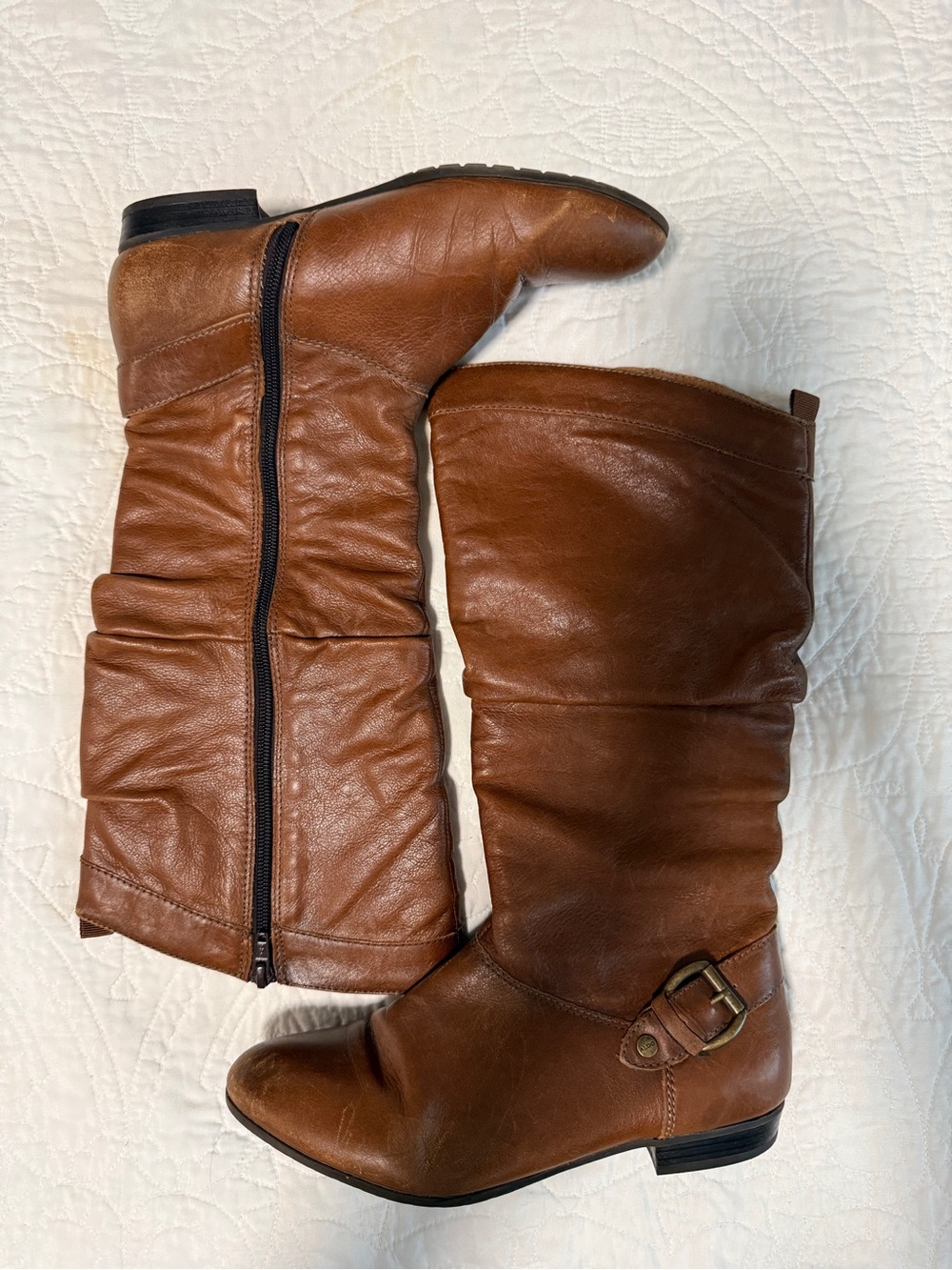 Aldo cognac tall boots.
